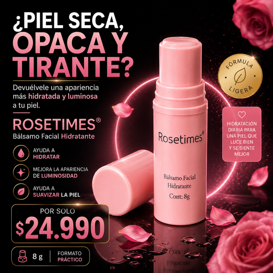 Rosetimes® — Bálsamo Facial Hidratante